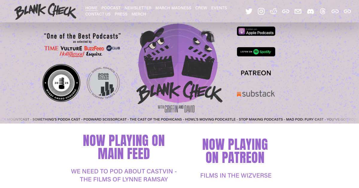 Blank Check with Griffin & David