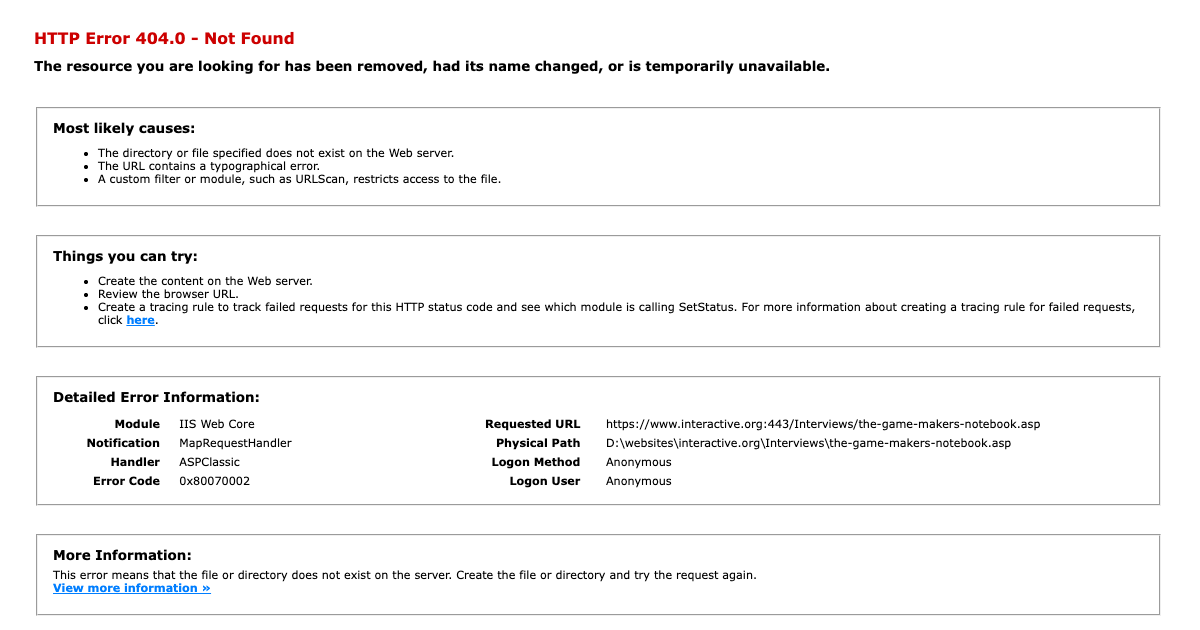 The Game Maker's Notebook