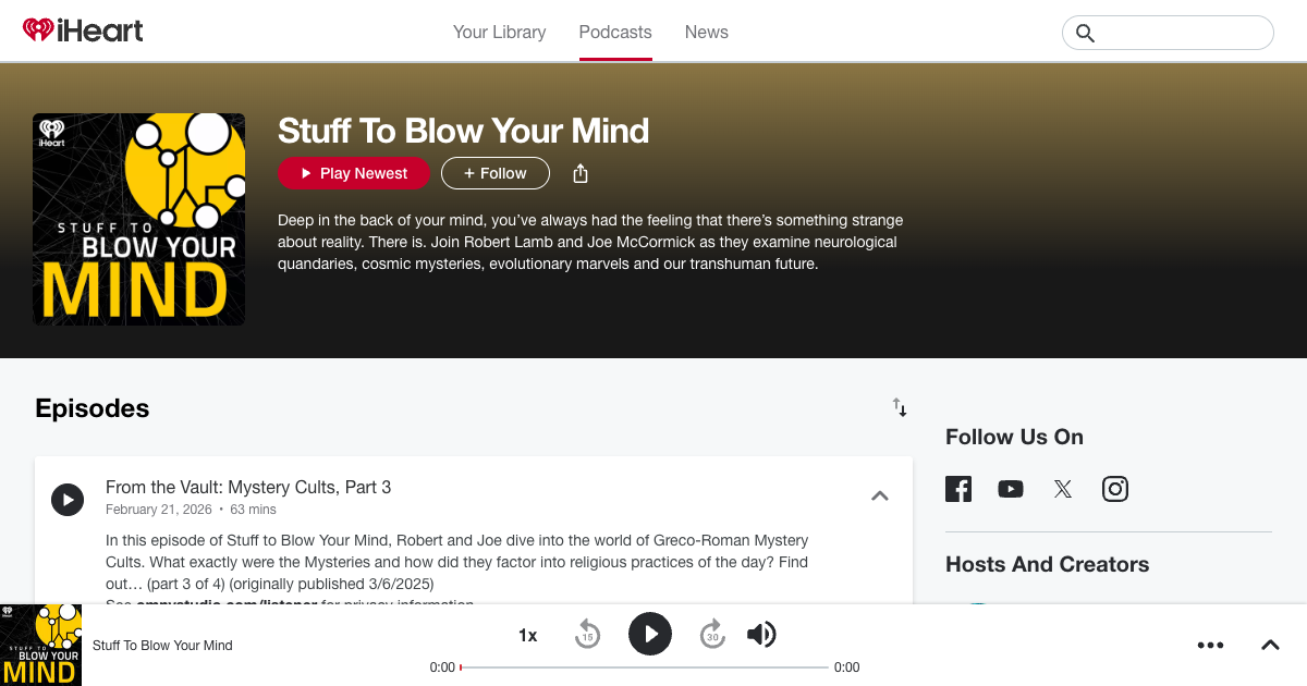 Stuff To Blow Your Mind