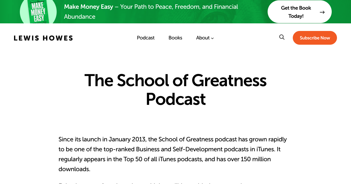 The School of Greatness